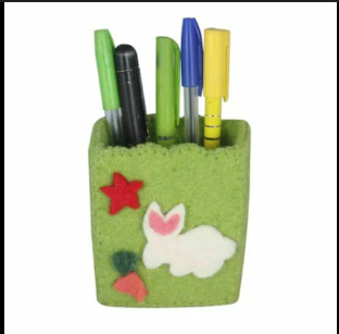 Recycled Felt Pen Holder